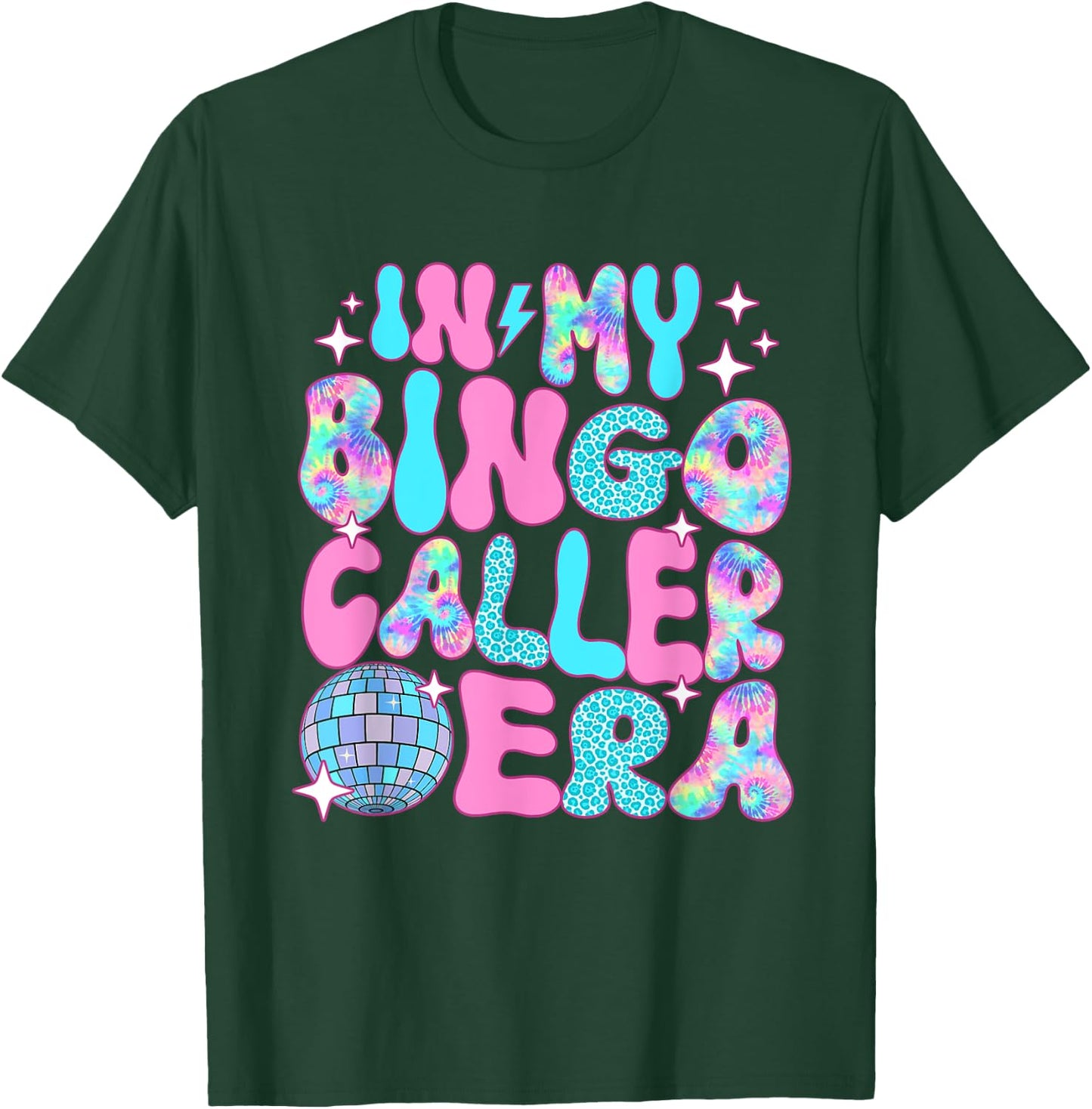 Disco In My Bingo Caller Era T-Shirt - T-Shirt | Forest