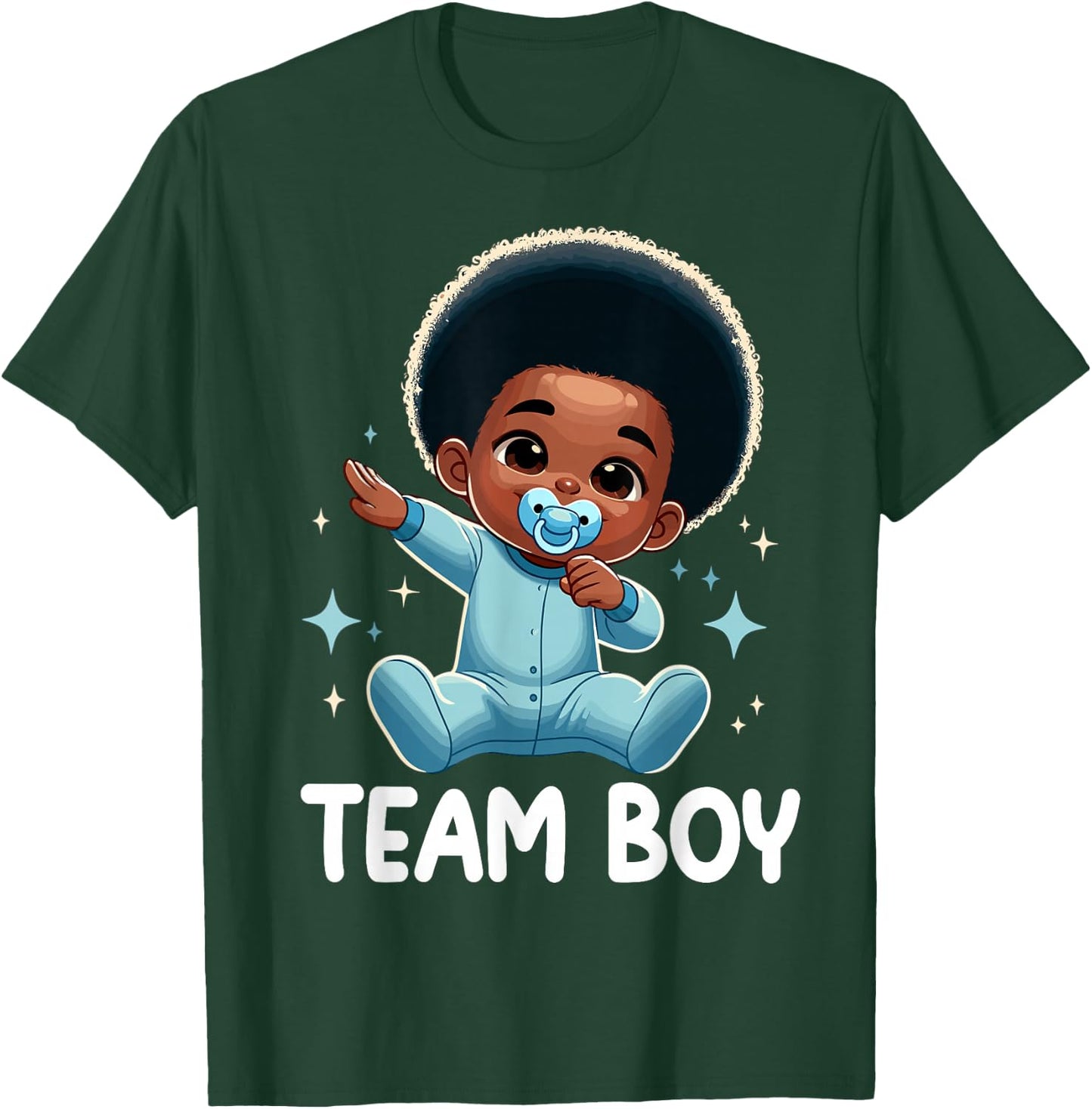 Team Boy Baby Announcement Gender Reveal Party T-Shirt - T-Shirt | Forest