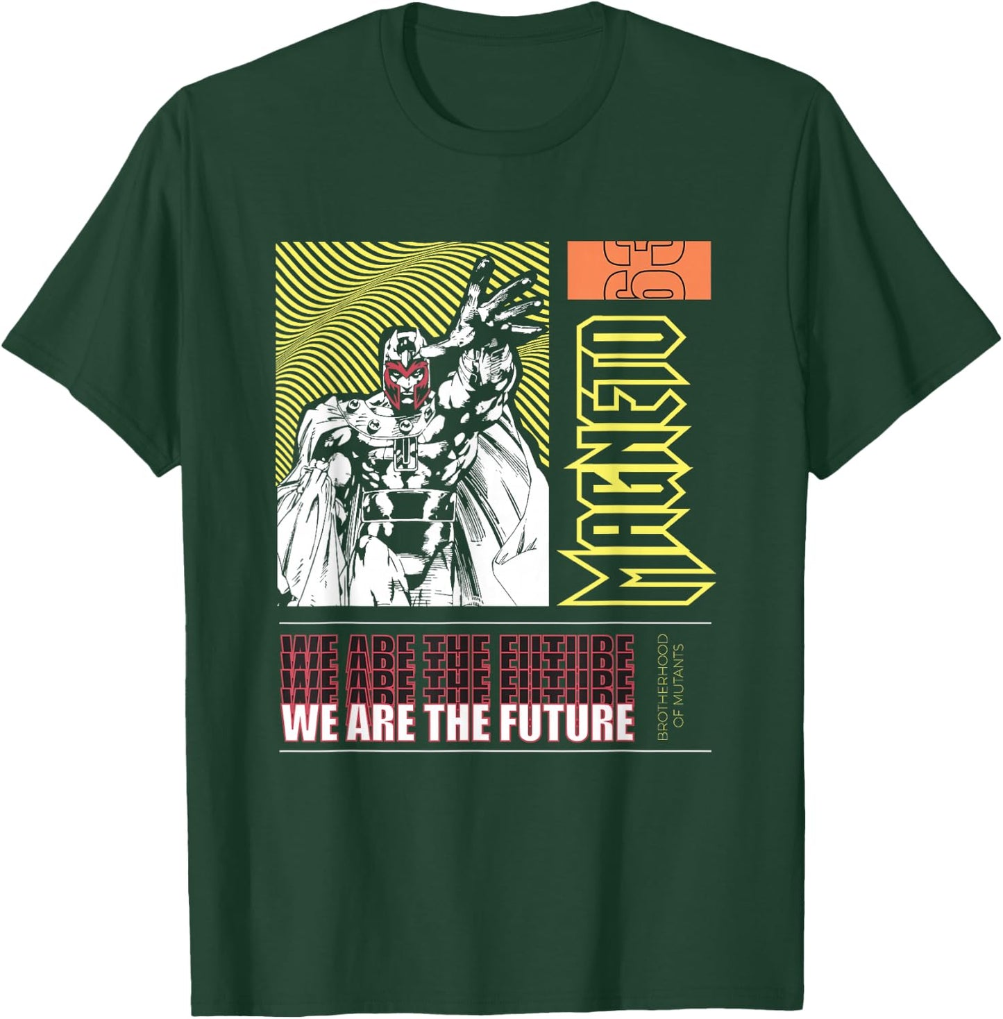 Marvel X-Men We Are The Future Magneto Vintage Shot T-Shirt - T-Shirt | Forest