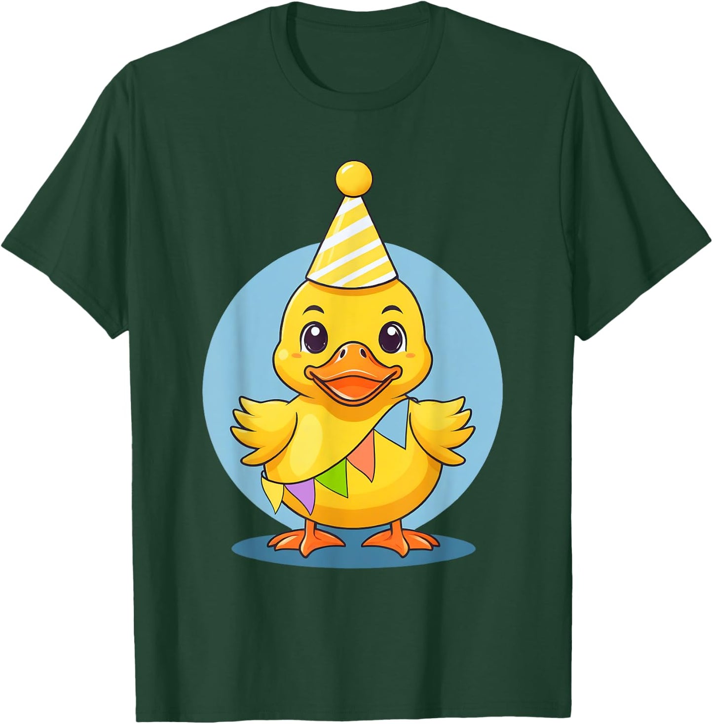 Cute Birthday Duck Girls Boys Kid Toddler Rubber Duck Lovers T-Shirt - T-Shirt | Forest