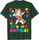 It's My Birthday for Girls Unicorn Dabbing Party Gift T-Shirt - T-Shirt | Forest