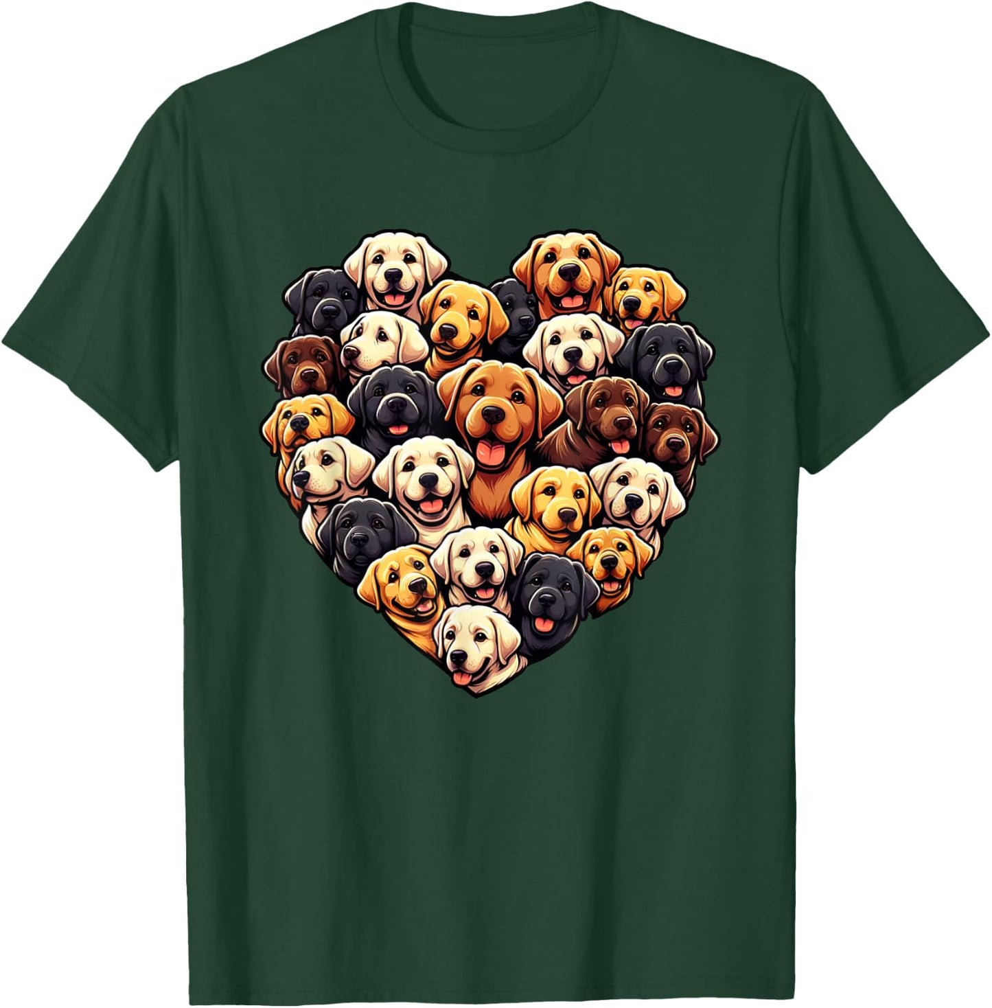 Labrador Retriever Lab Dog Labradors T-Shirt - T-Shirt | Forest