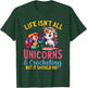 Crocheting Unicorn Crocheter Crochet T-Shirt - T-Shirt | Forest