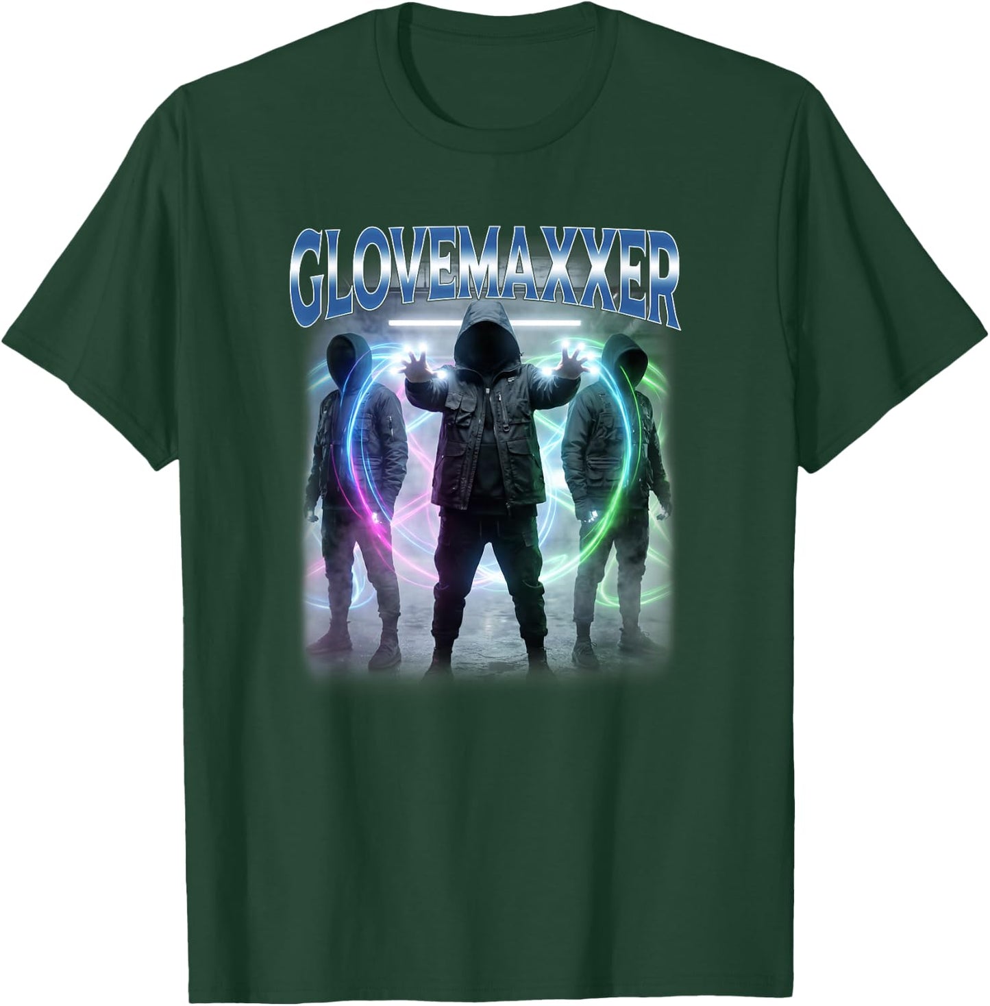 Glovemaxxer Dark Gloving Psychology Meme T-Shirt - T-Shirt | Forest