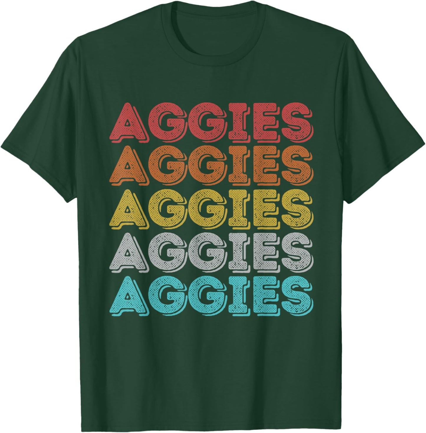 Vintage Retro Aggies T-Shirt - T-Shirt | Forest
