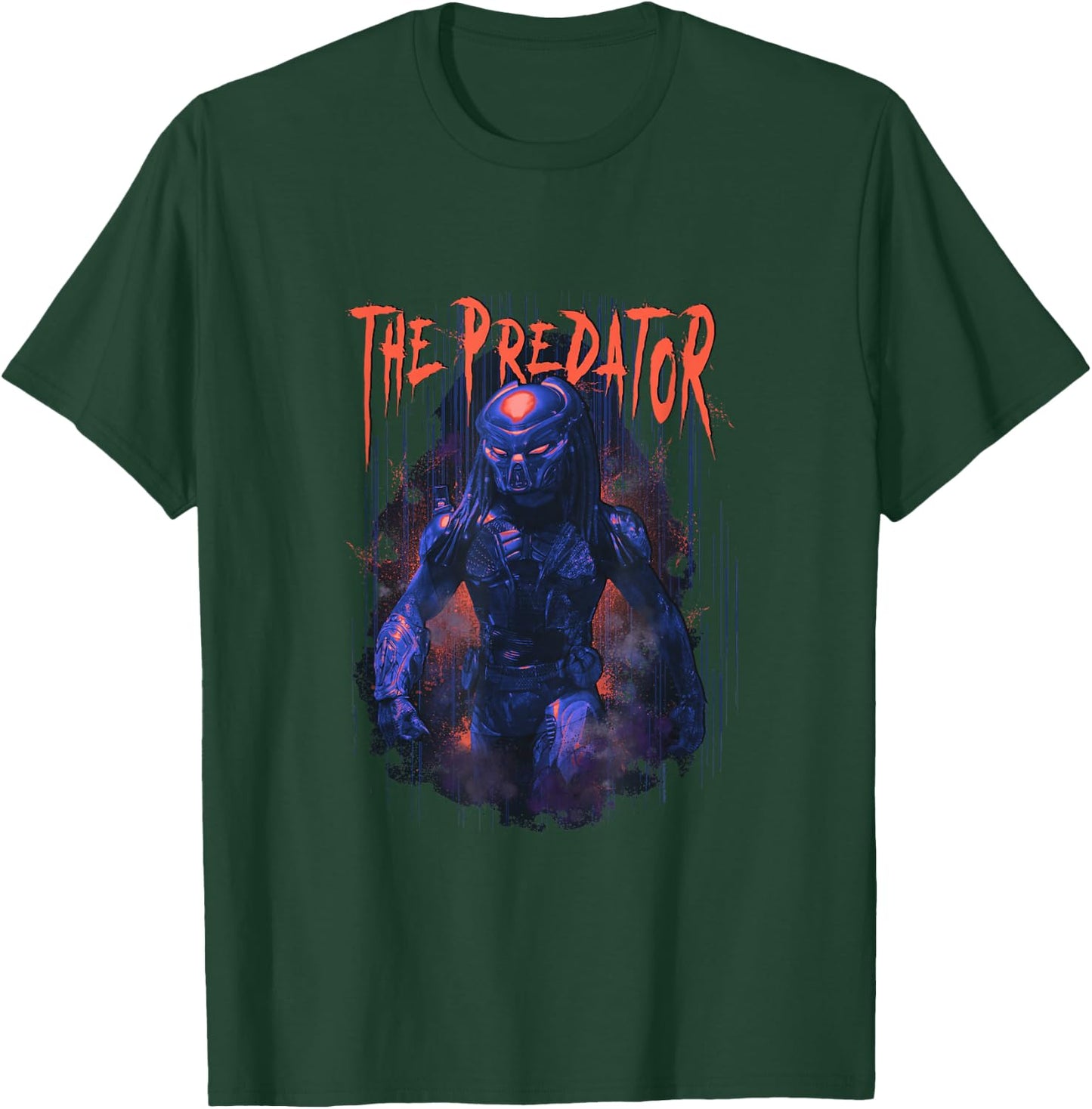 Aliens The Predator Iconic Epic Walking Big Chest Poster T-Shirt - T-Shirt | Forest