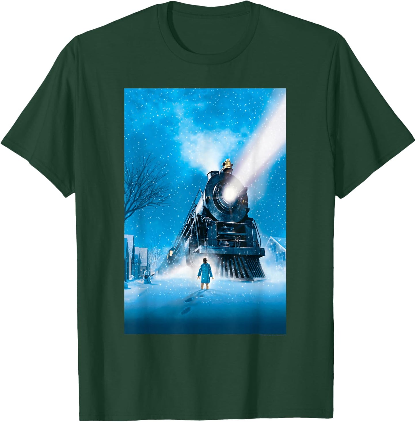 The Polar Express Train Poster T-Shirt - T-Shirt | Forest