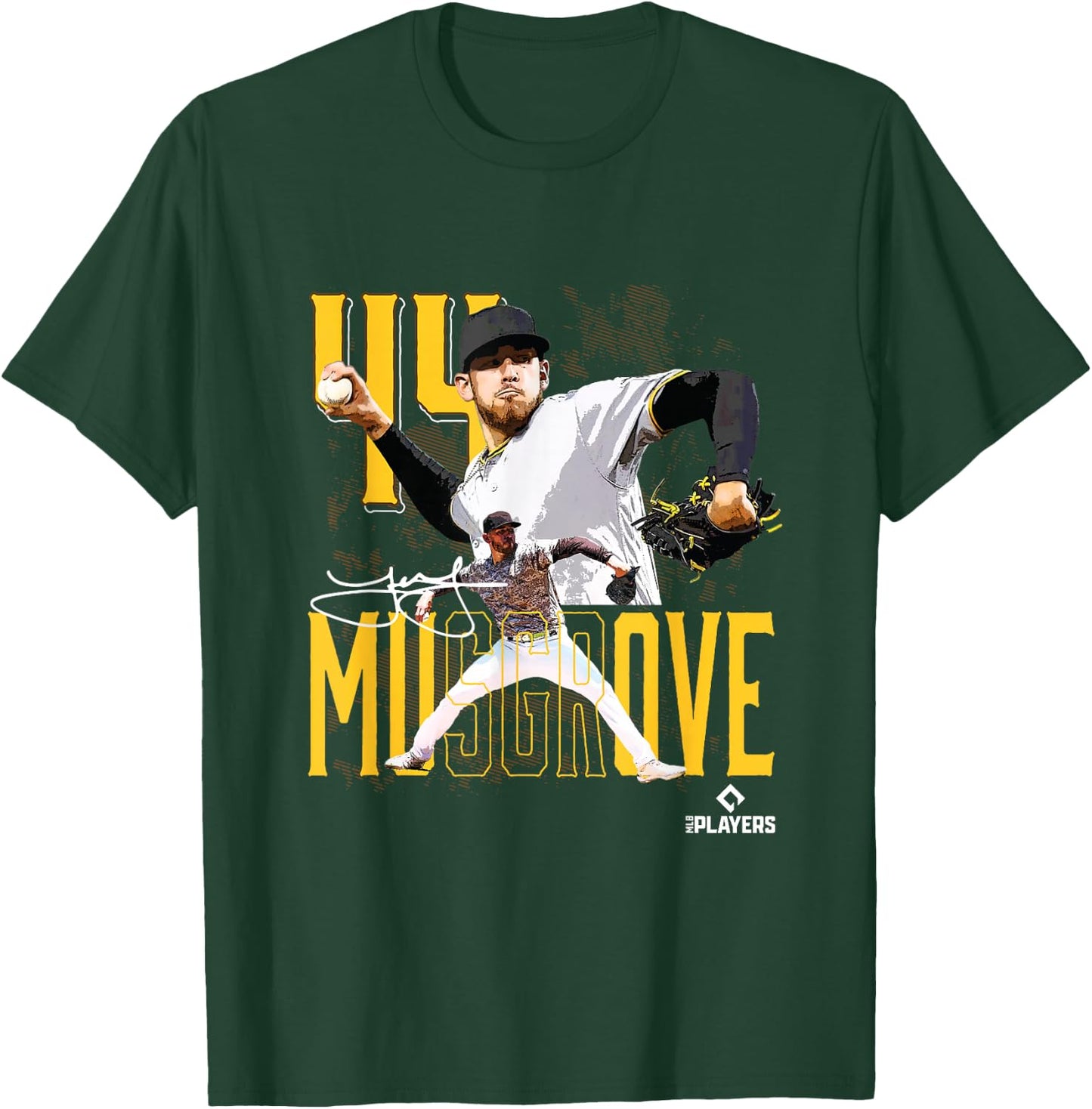 Joe Musgrove | San Diego Baseball Players | MLBJME3003 T-Shirt - T-Shirt | Forest