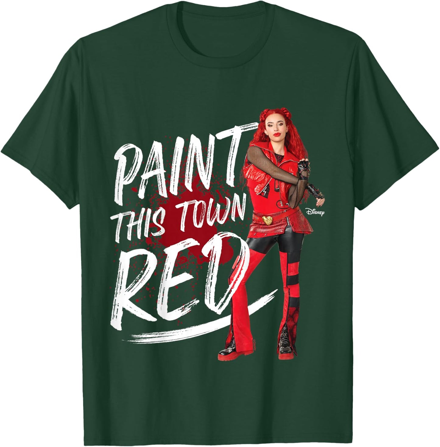 Kids Descendants 4 - The Rise of Red Paint This Town T-Shirt - T-Shirt | Forest