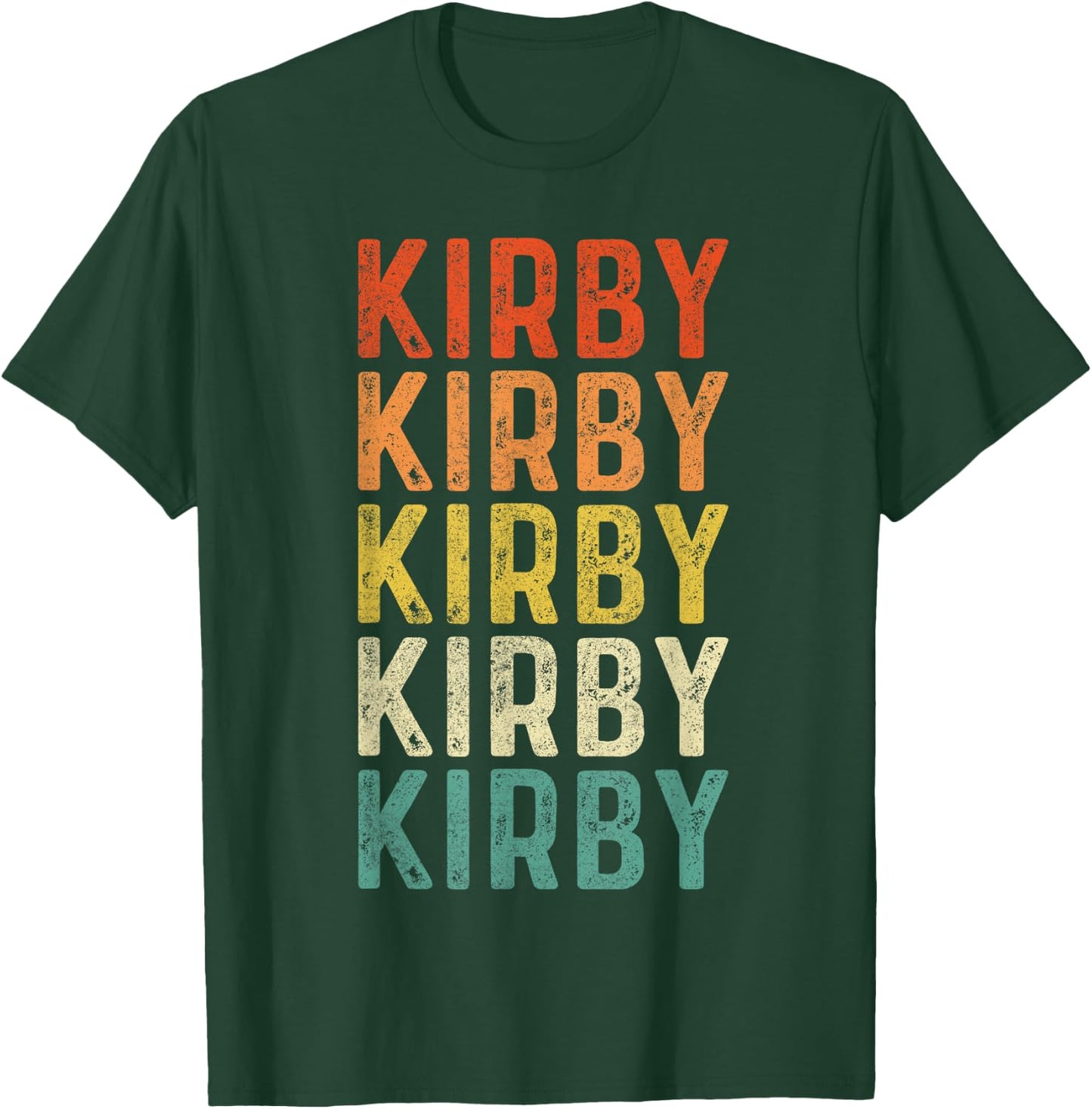 Kirby Vintage Retro T-Shirt - T-Shirt | Forest