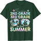Goodbye 2nd Grade On My Way to 3rd Grade Last Day of School T-Shirt - T-Shirt | Forest