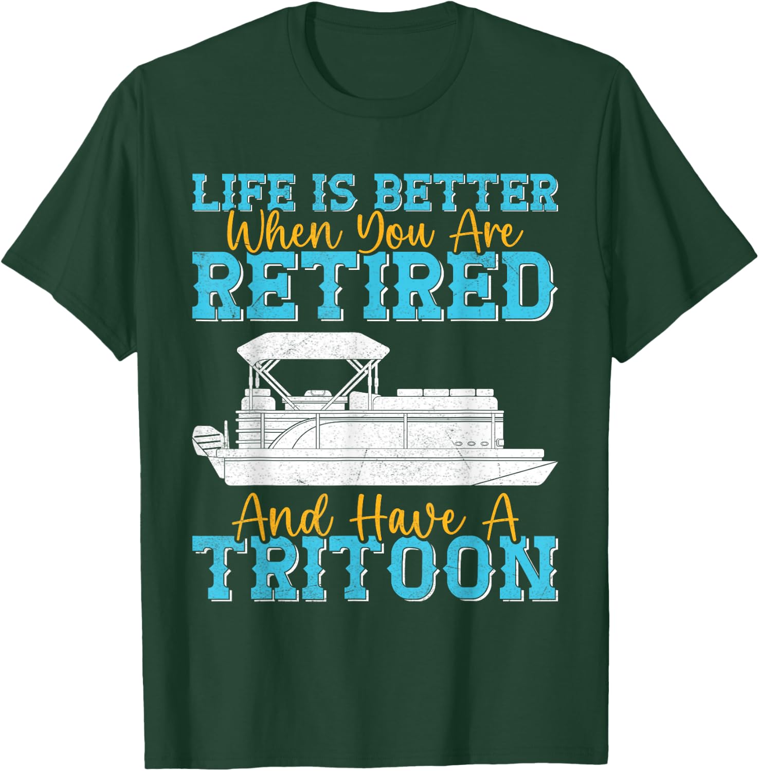 Tritoon Boat Accessories T-Shirt - T-Shirt | Forest