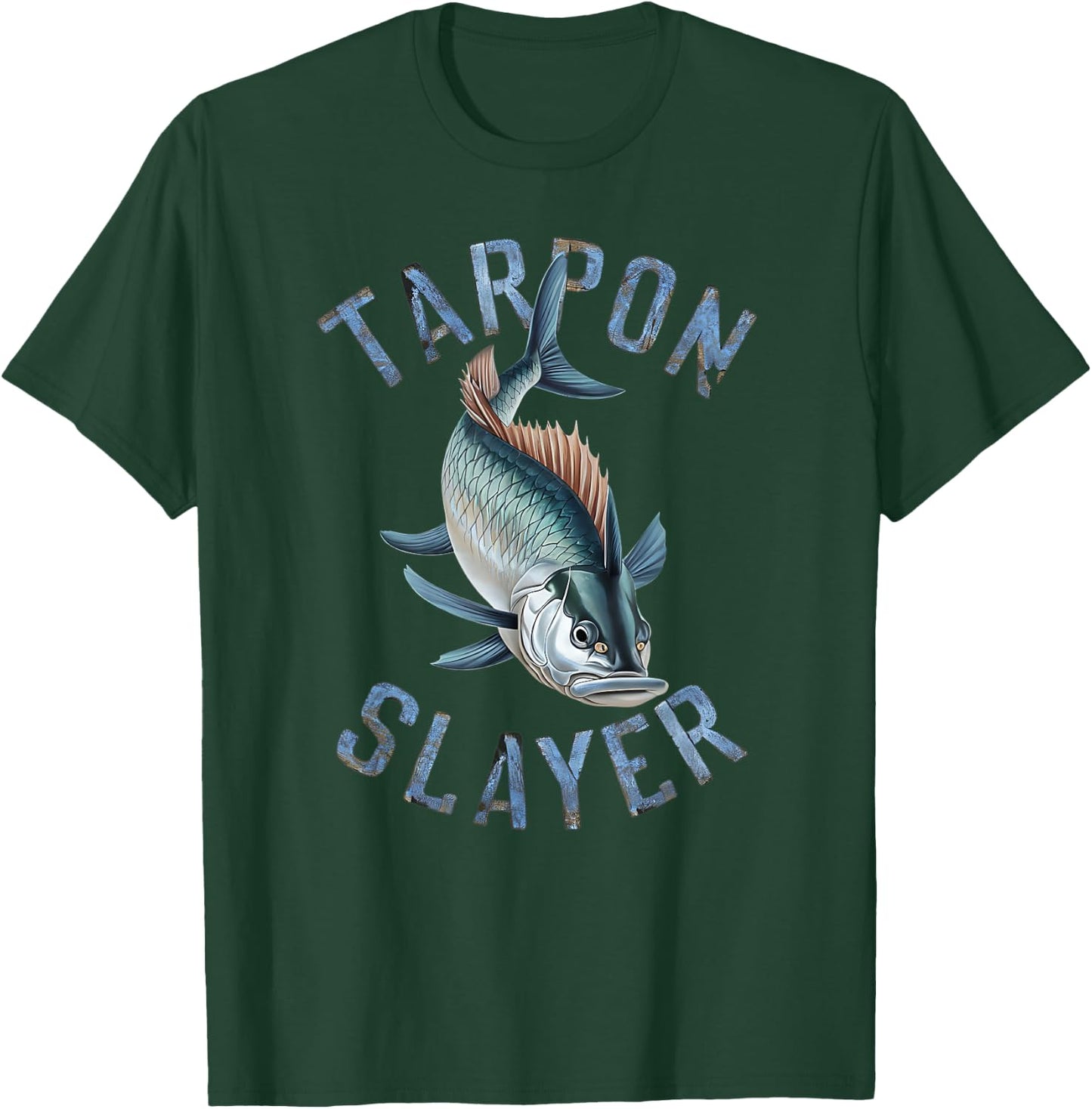 Tarpon Slayer Fishing Gifts for Anglers T-Shirt - T-Shirt | Forest