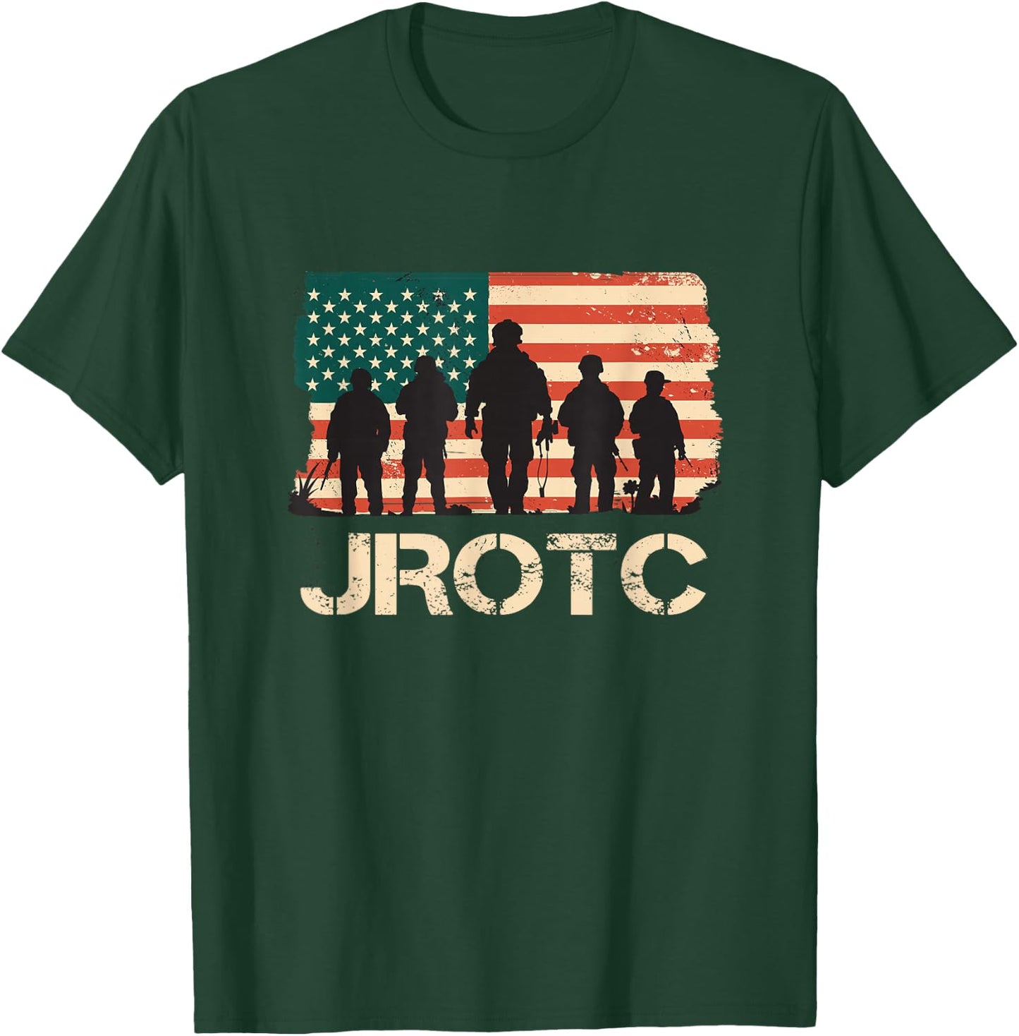 JROTC Cadet United States Junior ROTC T-Shirt - T-Shirt | Forest