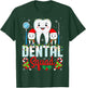 Dental Squad Santa Hat Xmas Dentist Hygienist Christmas T-Shirt - T-Shirt | Forest