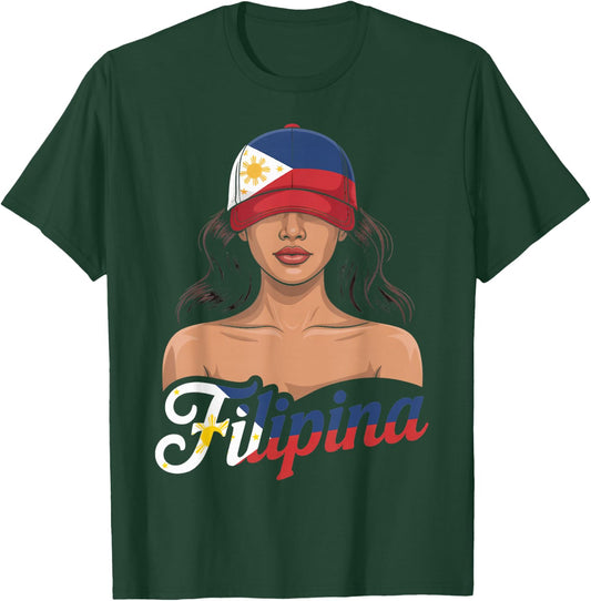 Filipina Girl Pinoy Pinay Filipino Country Philippines T-Shirt - T-Shirt | Forest