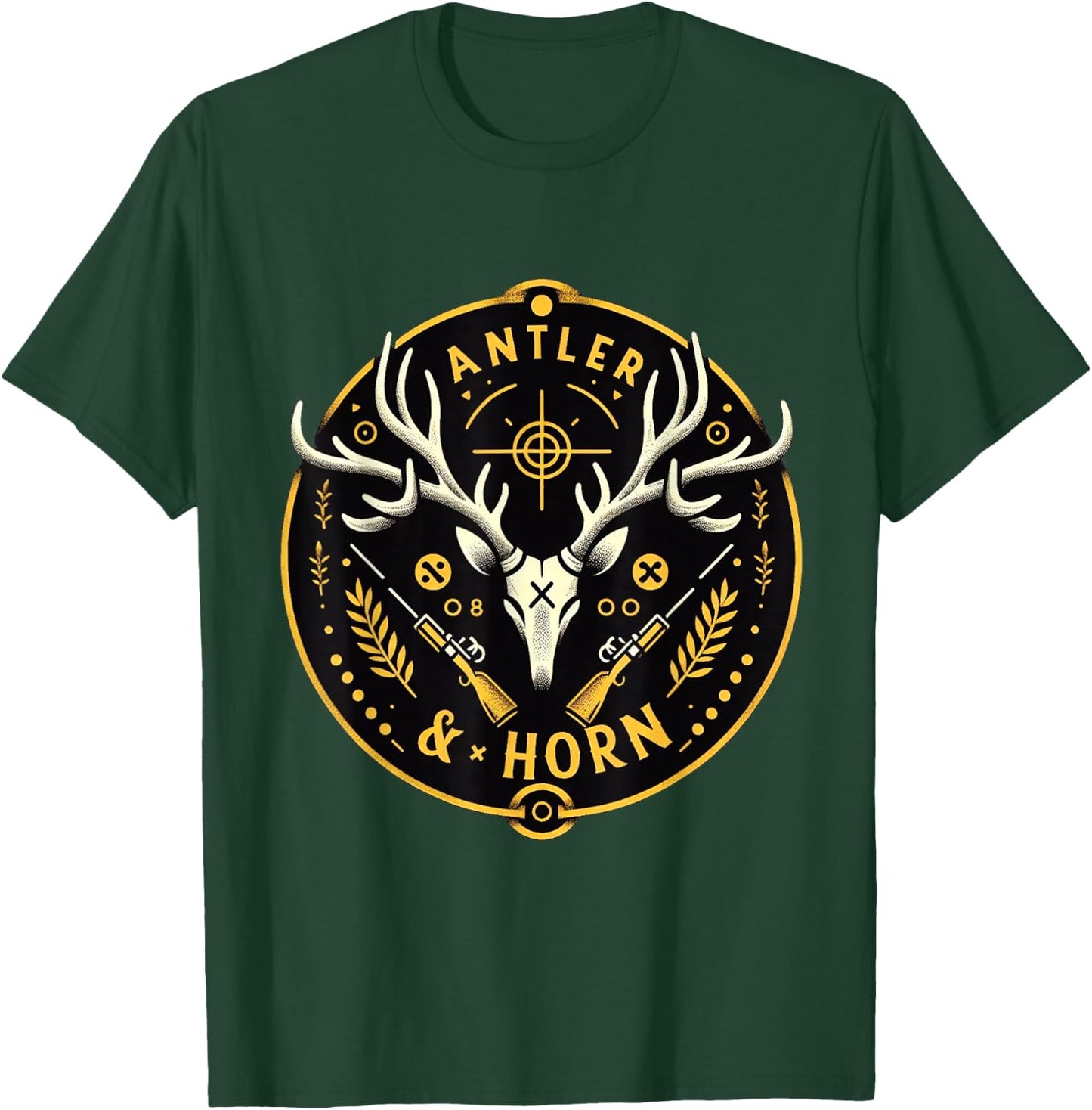 Antler & Horn Logo T-Shirt - T-Shirt | Forest
