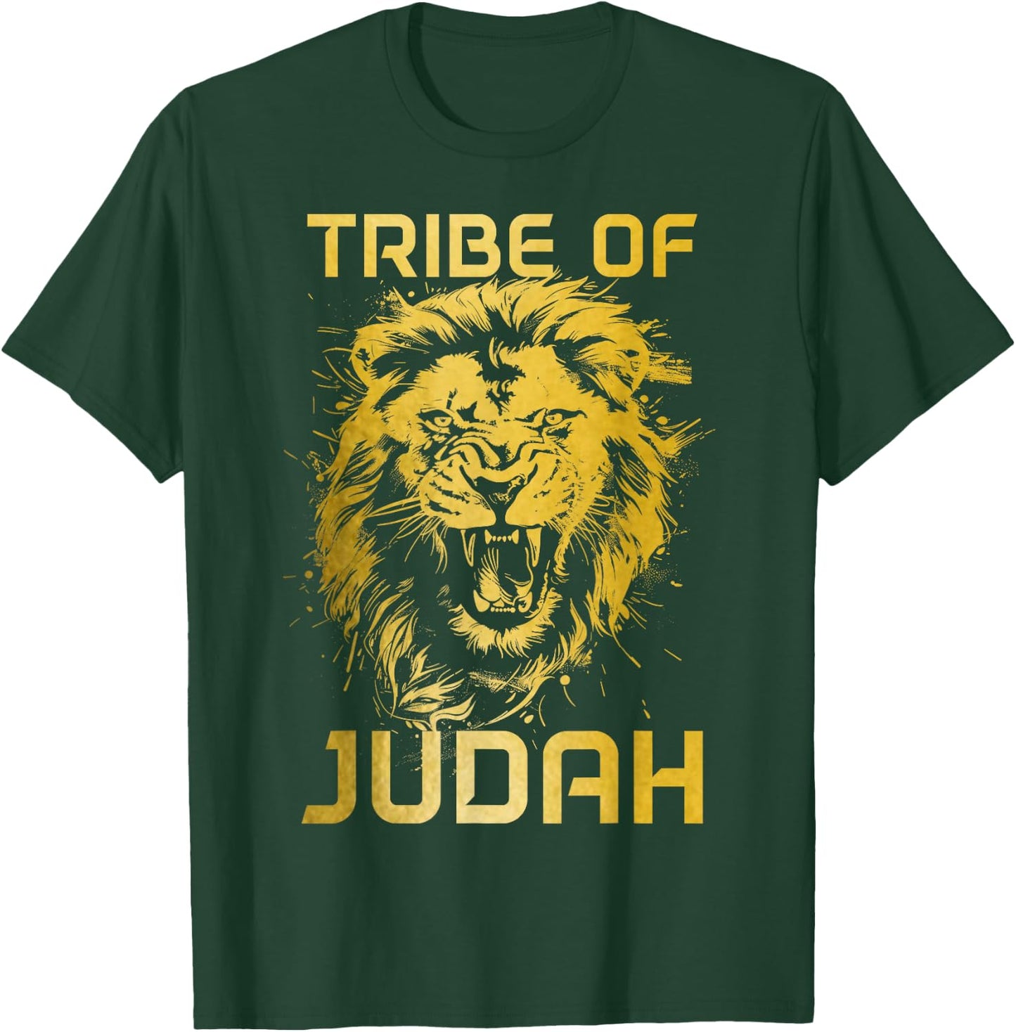 Lion Of Judah Tribe Hebrew Israelite Christian Jewish YHWH T-Shirt - T-Shirt | Forest