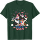Adorable Sheltie 4th of July Patriotic Sheltie Mom Lover T-Shirt - T-Shirt | Forest