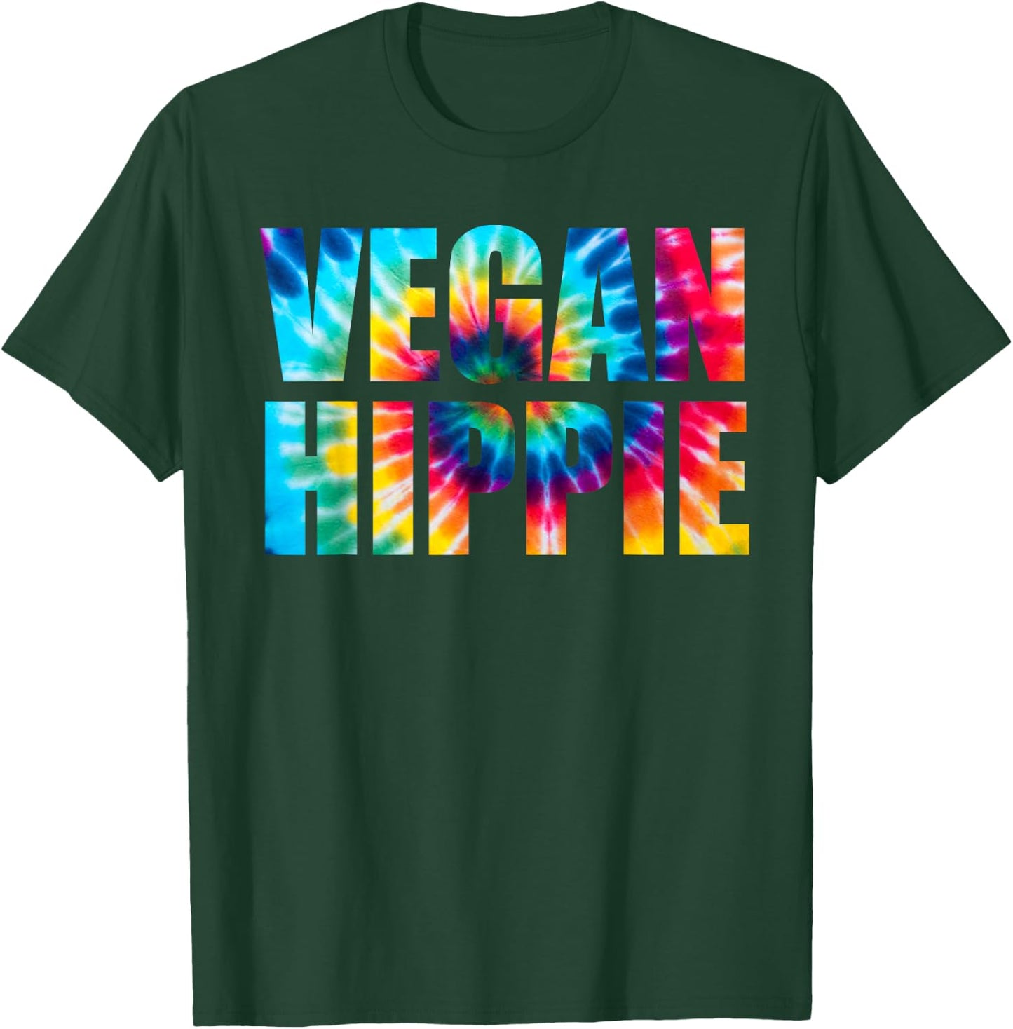 Vegan Hippie TieDye T Shirt T-Shirt - T-Shirt | Forest