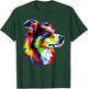 Australian Shepherd Dog Colorful Pop Art Rainbow Cute Aussie T-Shirt - T-Shirt | Forest