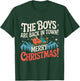 Funny Santa Jesus The Boys are Back in Town Christmas T-Shirt - T-Shirt | Forest