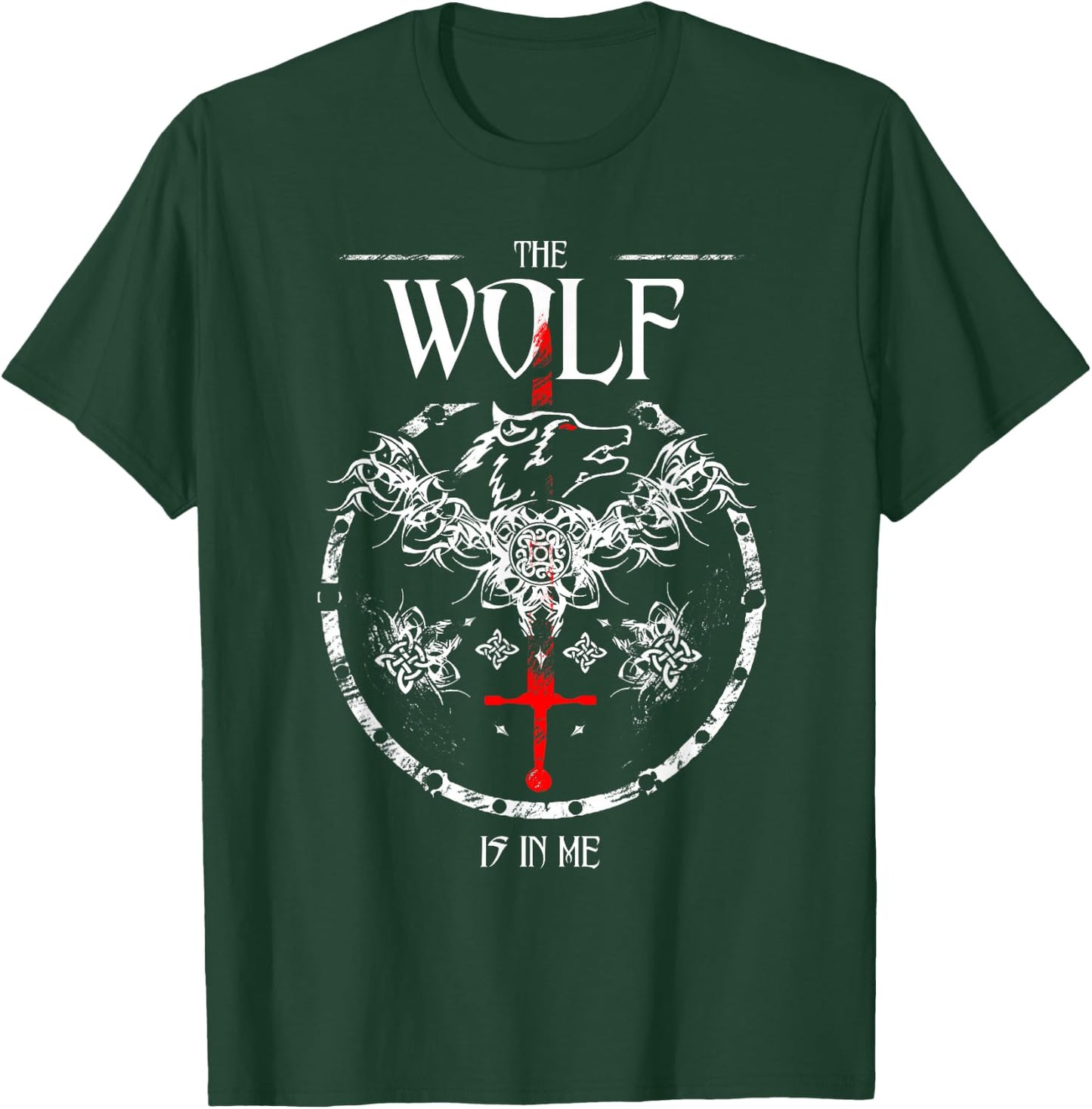 Toss A Coin Shirt Wolf Graphic Shirt Mystery Shirts Gamer T-Shirt - T-Shirt | Forest