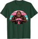 Bigfoot Boxing Pink Ribbon Breast Cancer Awareness Retro T-Shirt - T-Shirt | Forest