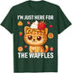 I’m Just Here for The Waffles Cute Cat Food Lover T-Shirt - T-Shirt | Forest