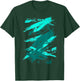 LumaThread -Adults Teal & Black Graphic T-Shirt - T-Shirt | Forest