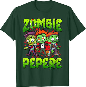 Zombie Pepere Halloween Costume Family Matching T-Shirt - T-Shirt | Forest