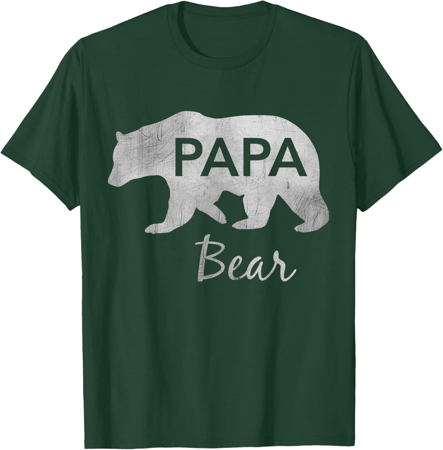 Papa Bear Great Gift Dad, Father, Grandpa T-Shirt - T-Shirt | Forest