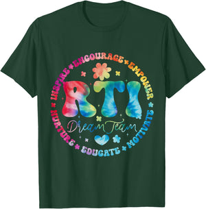 Groovy RTI Dream Team T Response Intervention Squad T-Shirt - T-Shirt | Forest