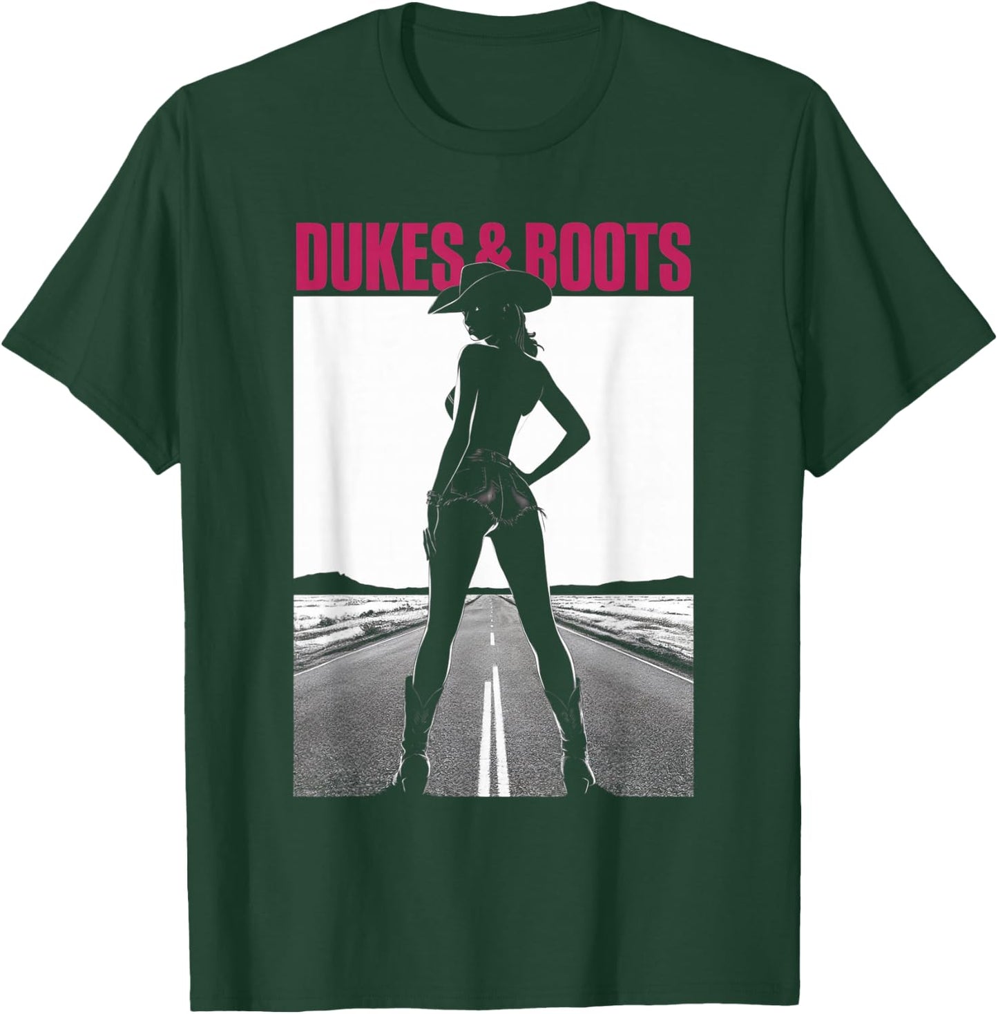 Dukes and Boots Cool Daisy Cowgirl Chick T-Shirt - T-Shirt | Forest