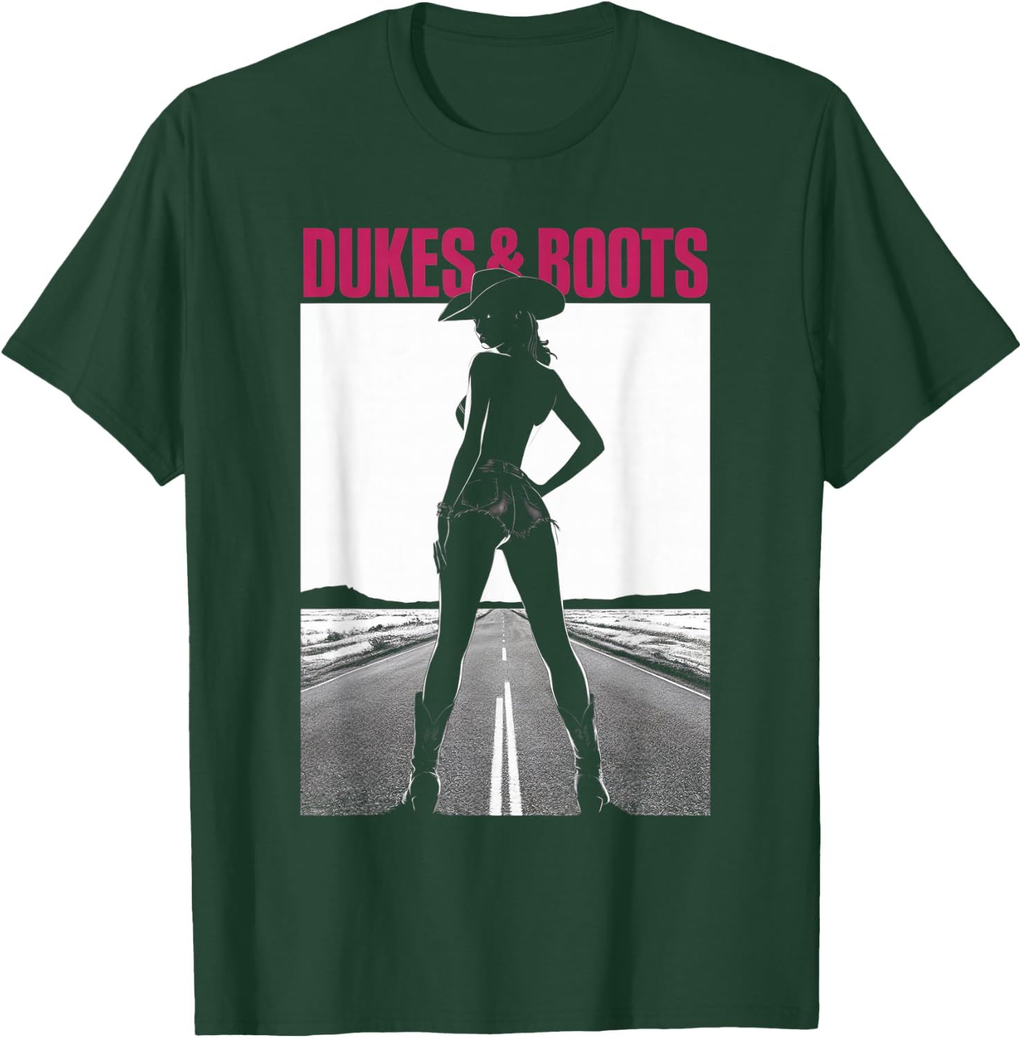 Dukes and Boots Cool Daisy Cowgirl Chick T-Shirt - T-Shirt | Forest