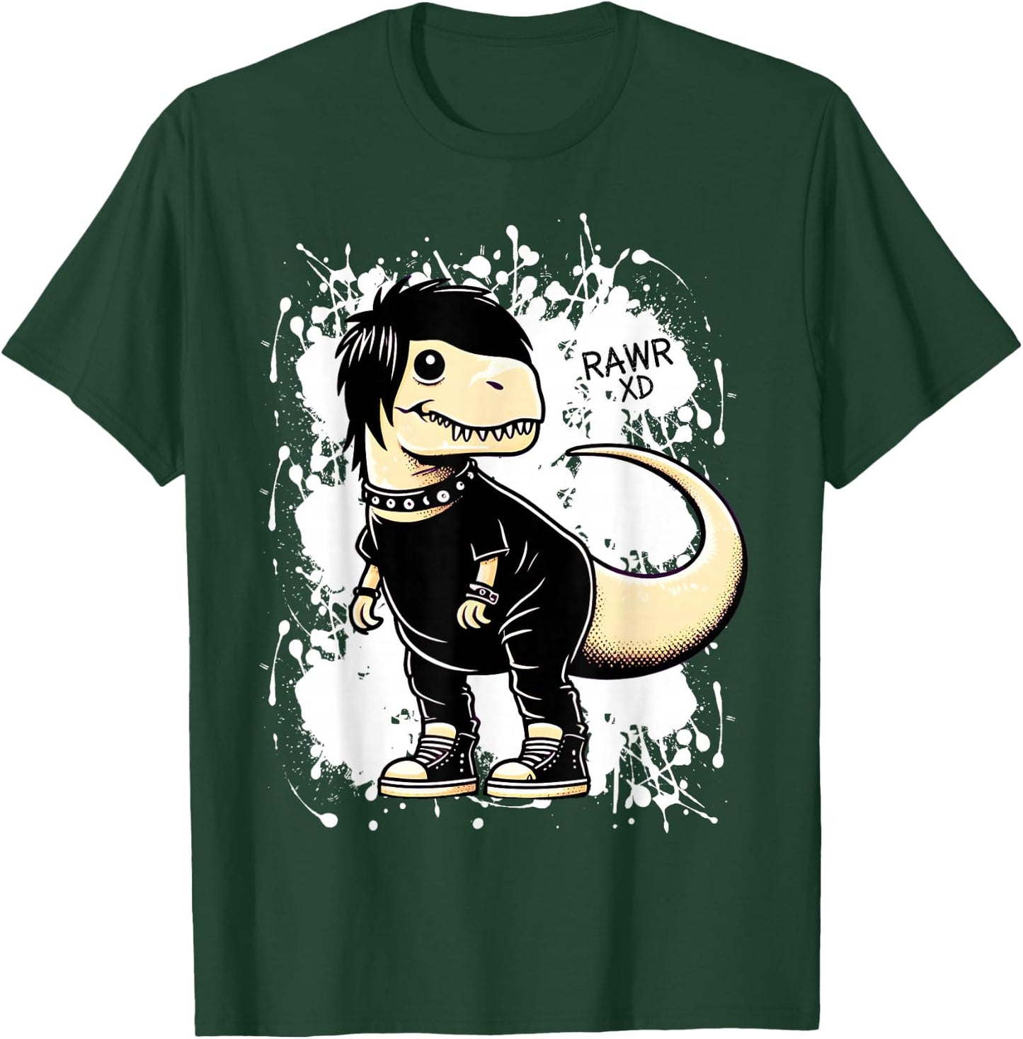 Rawr XD Scene Kid Dinosaur Funny T-Shirt - T-Shirt | Forest