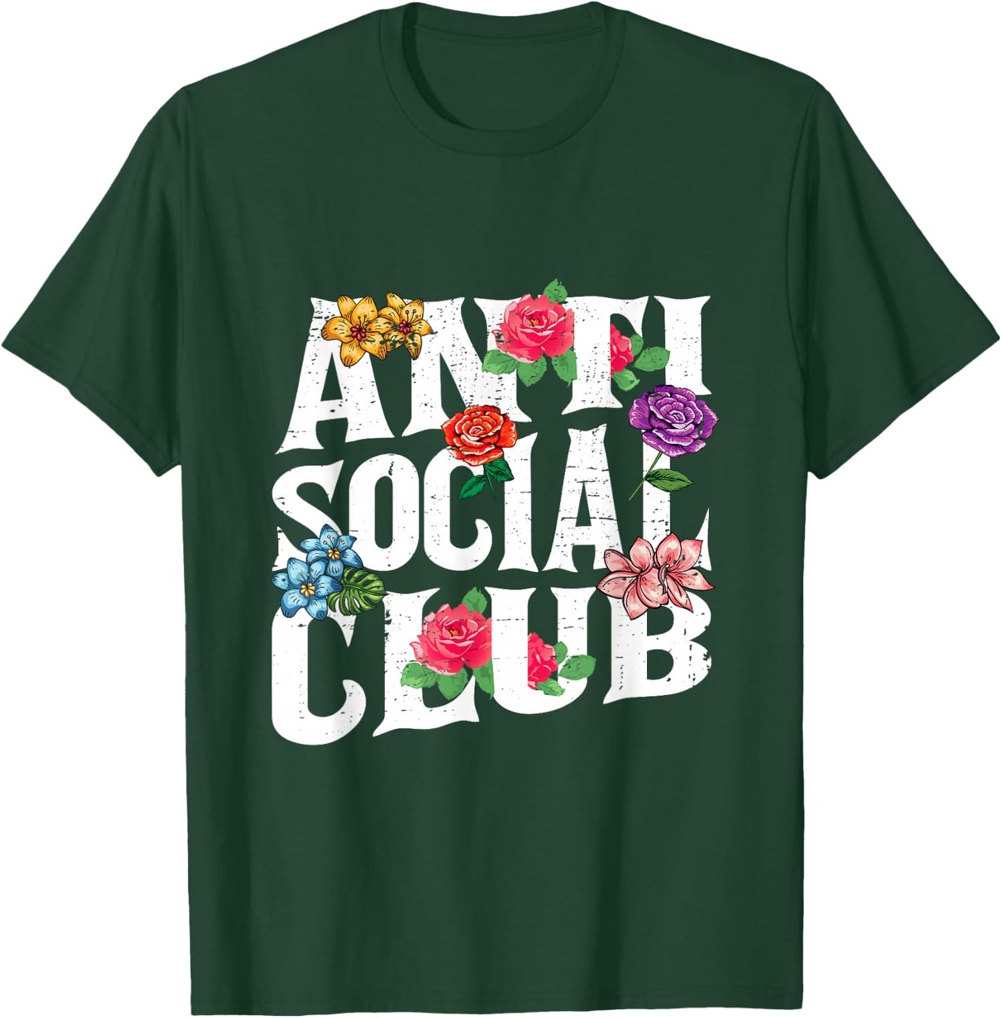 Antisocial Club T-Shirt - T-Shirt | Forest