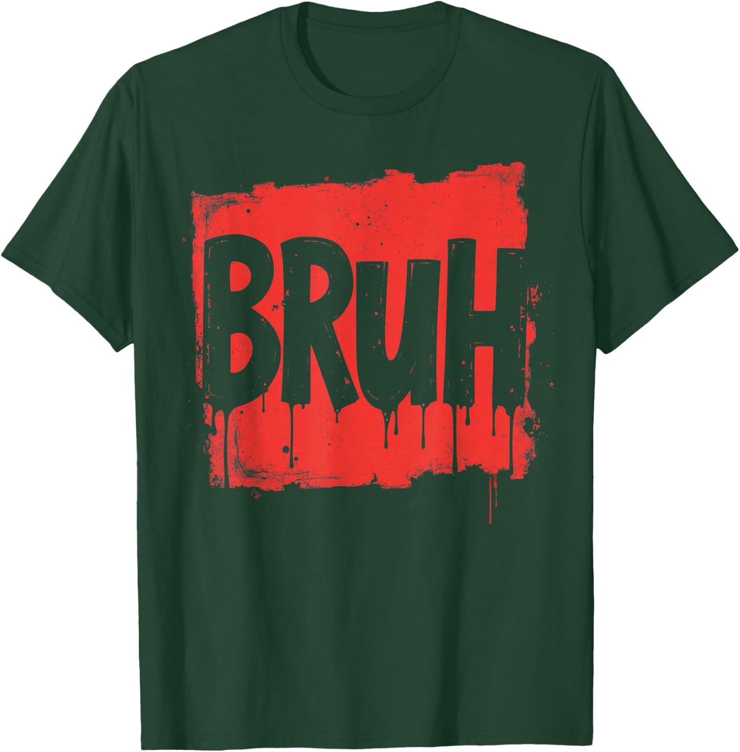 Bruh funny saying meme Bro Boy Girls kids youth teen slang T-Shirt - T-Shirt | Forest