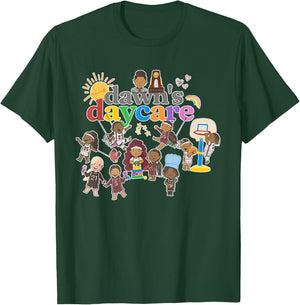 Dawn's Daycare Apparel T-Shirt - T-Shirt | Forest