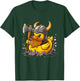 Rubber Duck Viking Duck Viking Helmet Rubber Duckling T-Shirt - T-Shirt | Forest