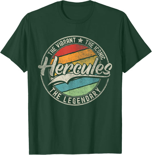 Hercules CA | California | Vintage Distressed , Small, Black T-Shirt - T-Shirt | Forest