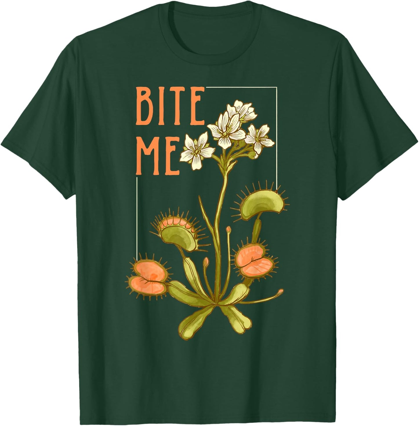 Venus Fly Trap Bite Me T-Shirt - T-Shirt | Forest