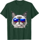 Slovenia Flag Cat Mom Souvenirs Products Kitten Slovenian T-Shirt - T-Shirt | Forest