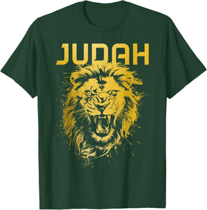 Lion Of Judah Hebrew Israelite Christian Jewish African YHWH T-Shirt - T-Shirt | Forest