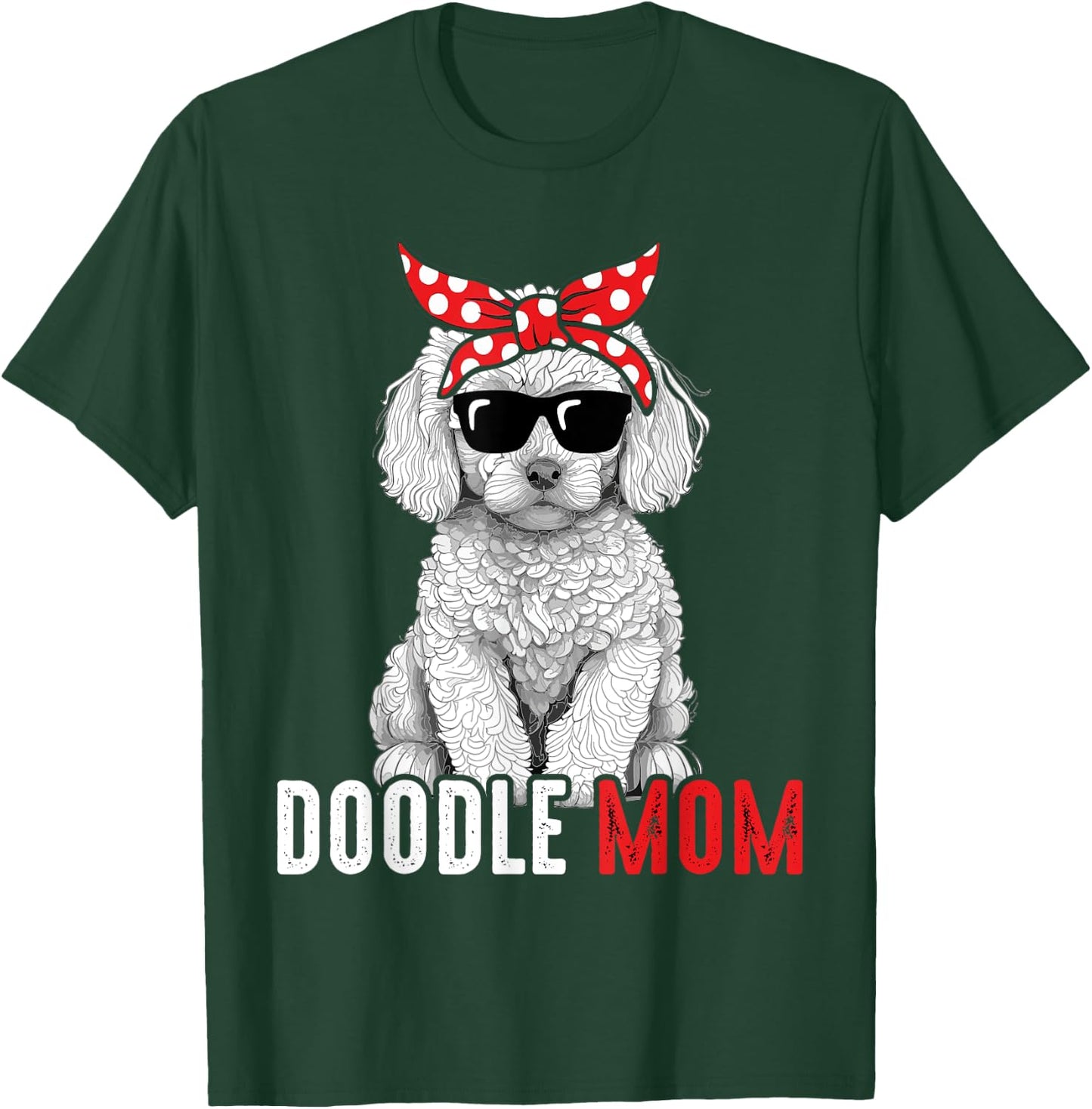 Doodle Mom Goldendoodle Labradoodle Dog T-Shirt - T-Shirt | Forest