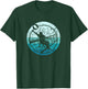 Retro Vintage Volleyballer Design Chair Volleyball T-Shirt - T-Shirt | Forest