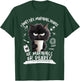 I Don't Like Morning People Or Mornings Or People Angry Cat Men Women T-Shirt - T-Shirt | Forest