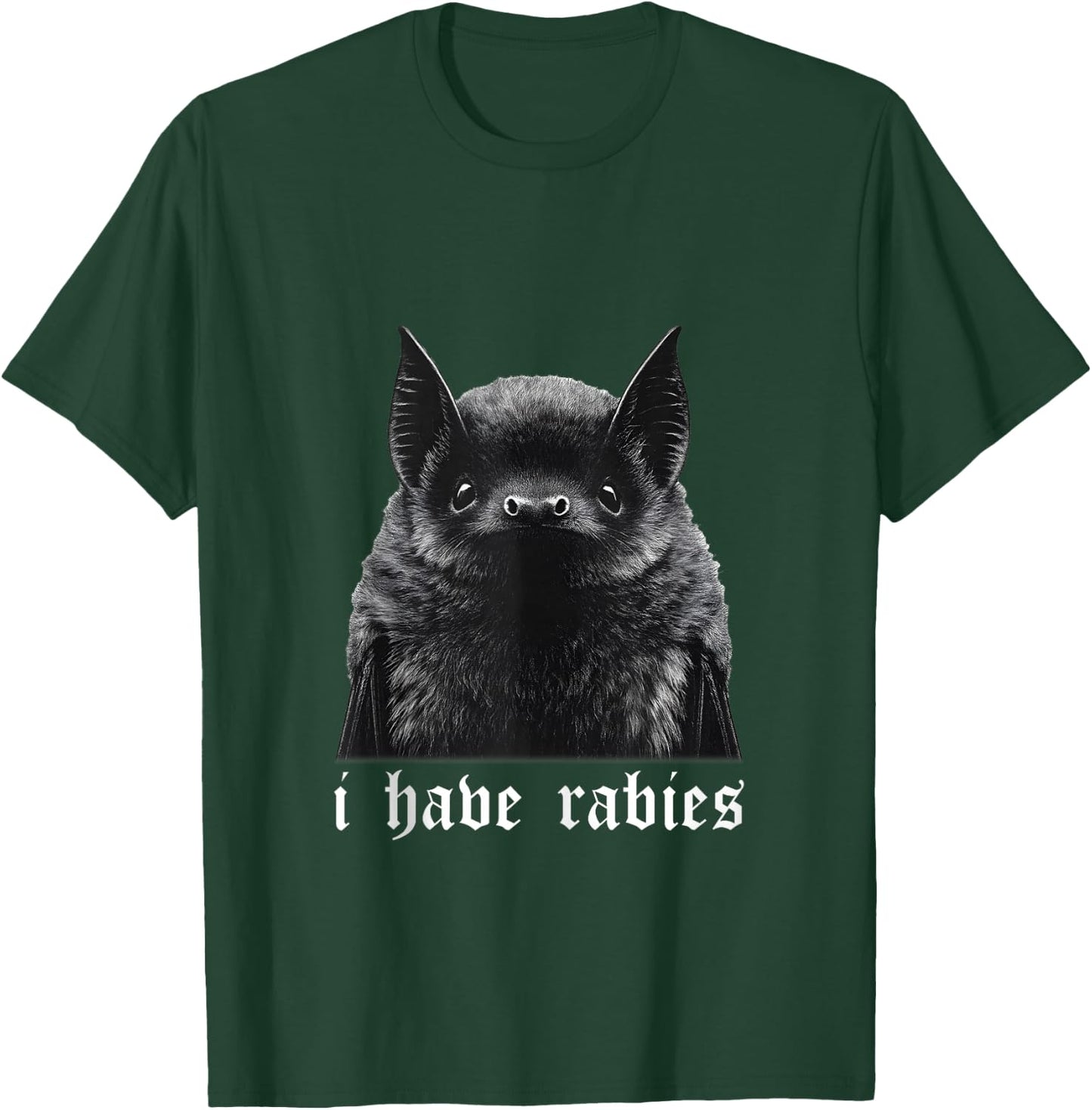 I Have Rabies Bat Vintage T-Shirt - T-Shirt | Forest
