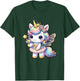 Unicorn Fairy Birthday Unicorn Party Girls Outfit T-Shirt - T-Shirt | Forest