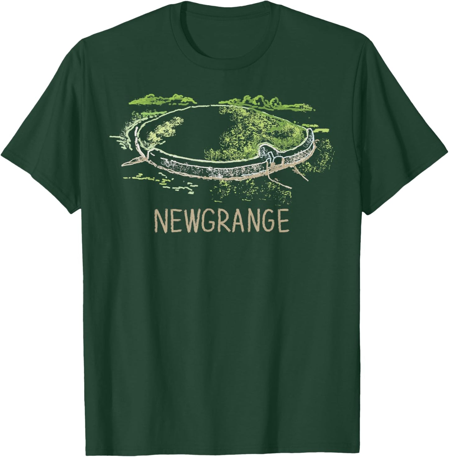 Newgrange Ireland T-Shirt - T-Shirt | Forest